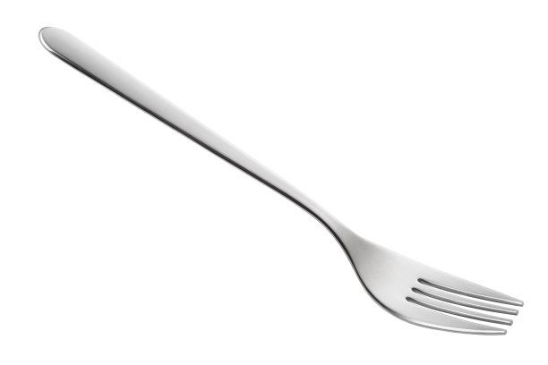 白色叉子图片下载