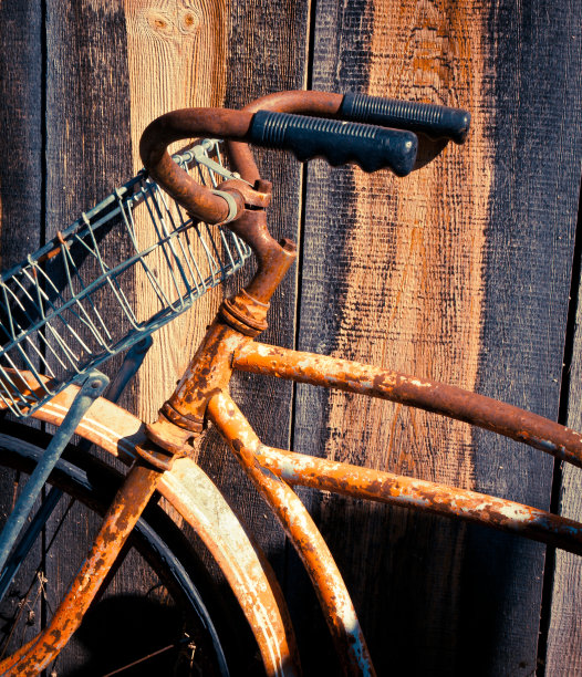 旧时光自行车把手图片下载