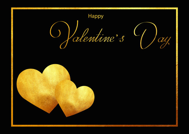 美丽的情人节卡片，也可以用作传单或横幅图片下载