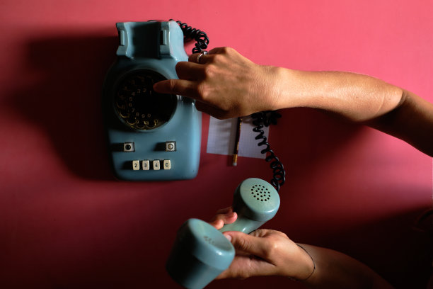 使用复古旋转电话图片下载