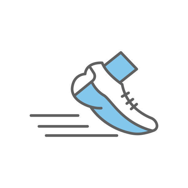 运行图标说明。两种色调图标风格。图标与健身、运动相关。简单的矢量设计可编辑图片下载