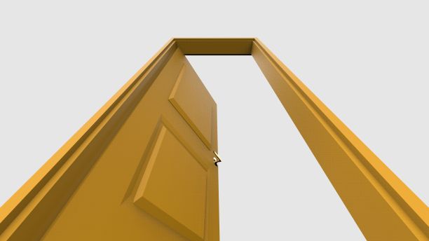 隔离门插图3d渲染图片下载