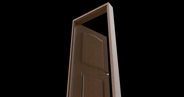 隔离门插图3d渲染图片下载