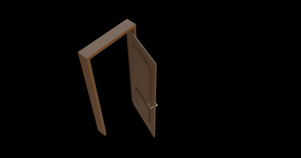 隔离门插图3d渲染图片下载