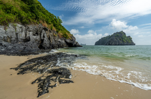 热带天堂猫巴岛，越南兰哈和下龙湾在东南亚图片下载
