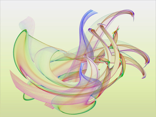 彩色的分形图片下载