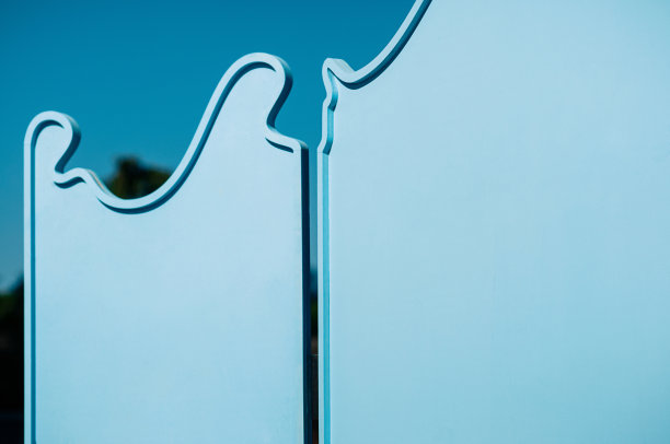 蓝色木制空白屏幕为您的文本和设计图片下载