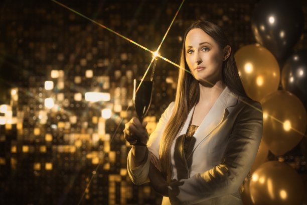 拜年职业女性图片下载