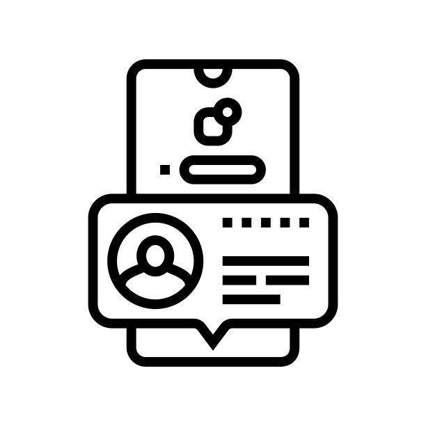 App用户评价线稿图标矢量素材图片下载