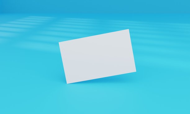 名片3DCG插图图像图片下载