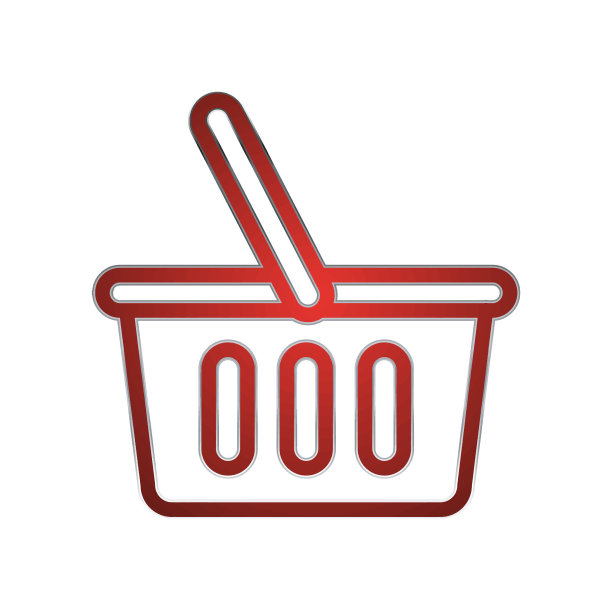 插图矢量图形的购物篮图标图片下载