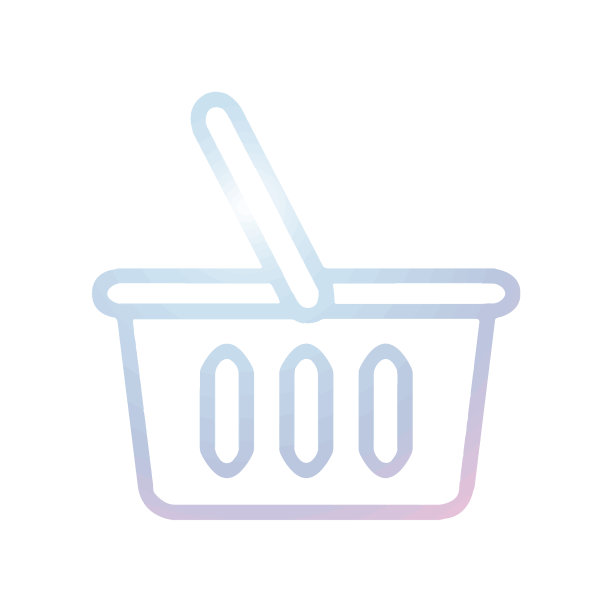 插图矢量图形的购物篮图标图片下载