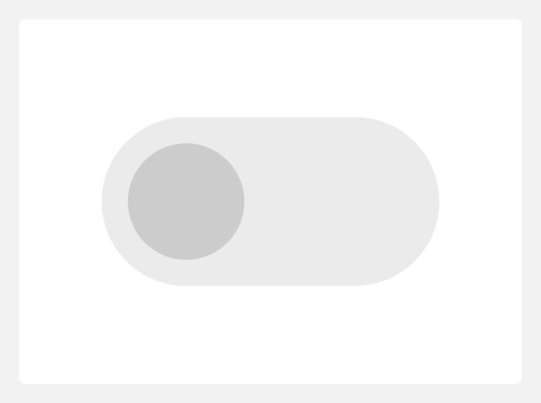 非活动切换按钮UI元素模板图片下载