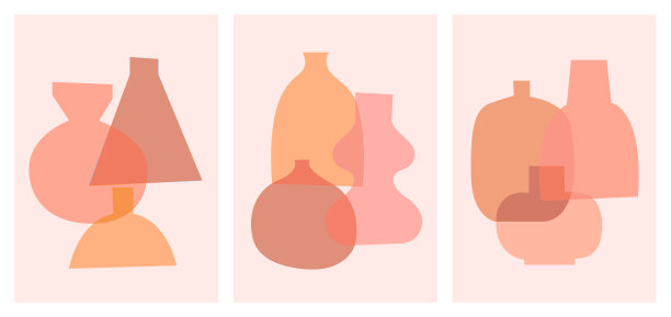 抽象瓶套装图片下载