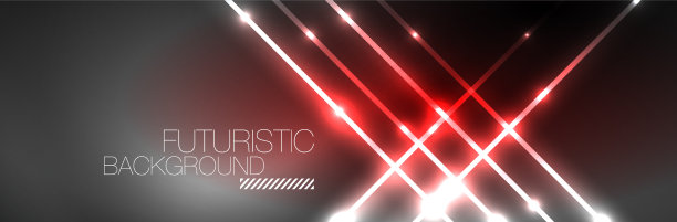 霓虹灯发光流体波线魔法能量空间图片下载