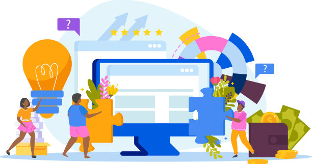 搜索决策思想组合图片下载