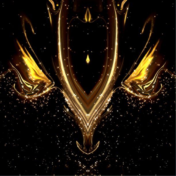 抽象的金色图案闪闪发光的黑色背景，明亮的色彩金色图案图片下载