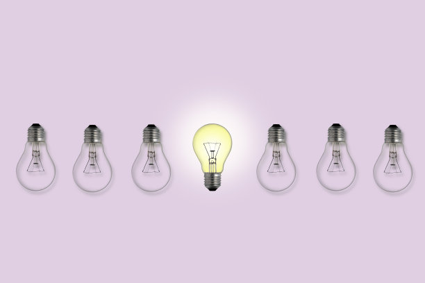 灯泡的图案。图片下载