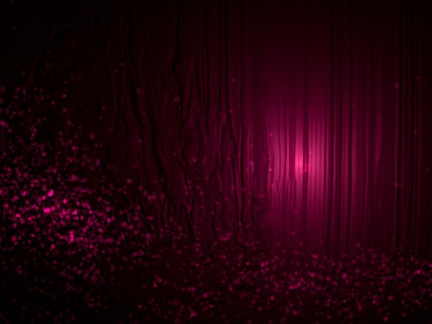 抽象的粉红红色和品红图案在黑色背景，红色窗帘线条图案在黑色背景图片下载