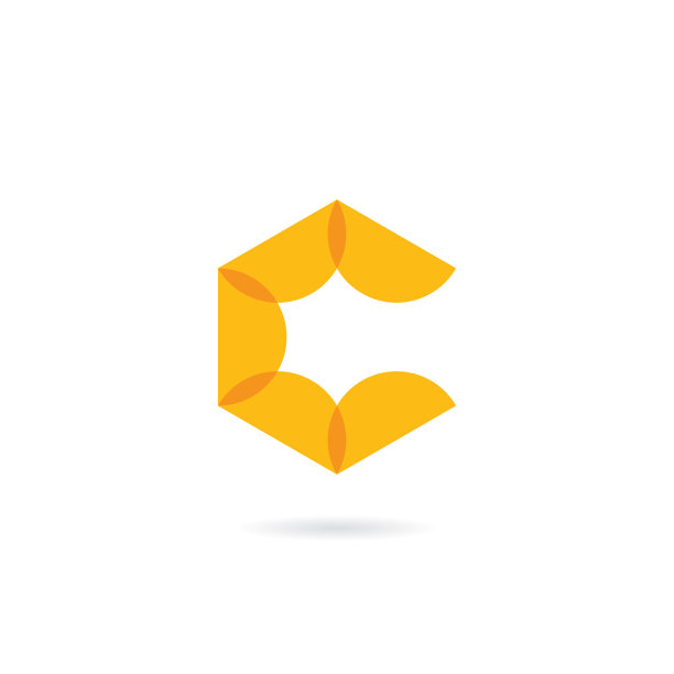 矢量C字母创意首字母图标图片下载