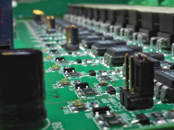 带处理器的电子卡和电路图片下载