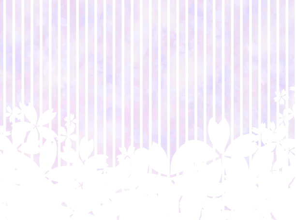 浅色和温和的壁纸和背景水彩风格樱花和条纹。图片下载