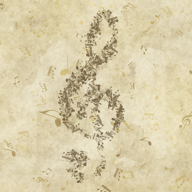 垃圾摇滚音乐背景。图片下载