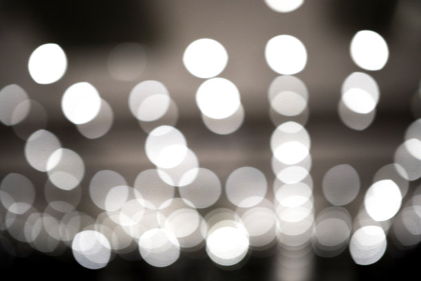 照片散景灯礼堂灯失焦壁纸。图片下载