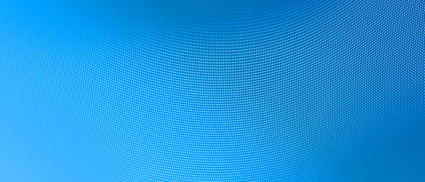 抽象的半色调背景小点和波浪线在蓝色的颜色图片下载