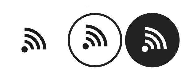 RSS图标，网页图标集，移动图标集图片下载