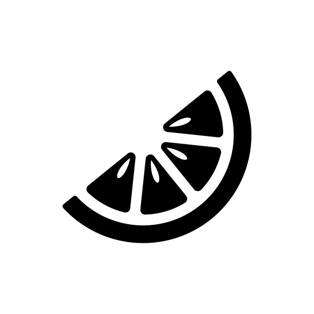 柠檬水果图标设计矢量图片下载