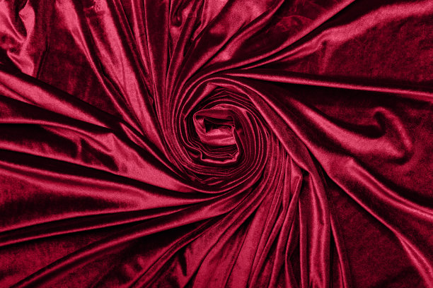 奢华的布料背景的天鹅绒，天鹅绒面料在时尚的颜色洋红色。2023年年度色彩概念海报。图片下载