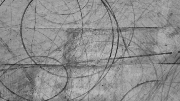 轮胎轨道纹理和背景，带线和轮胎标记的沥青纹理，赛车跑道上的汽车轮胎滑痕，汽车漂移轮胎滑痕的抽象纹理。图片下载