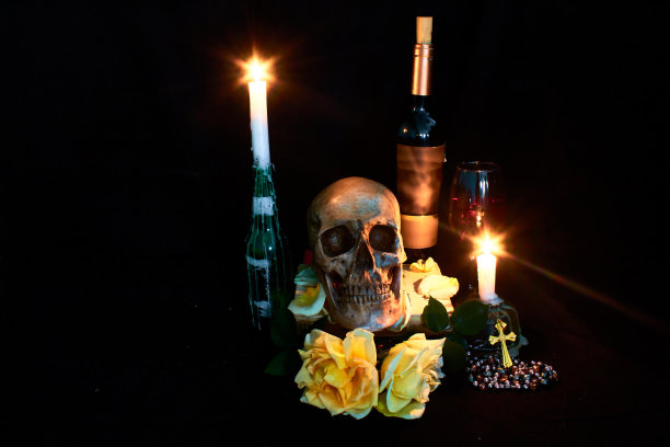 虚空，死亡和生命头骨图片下载