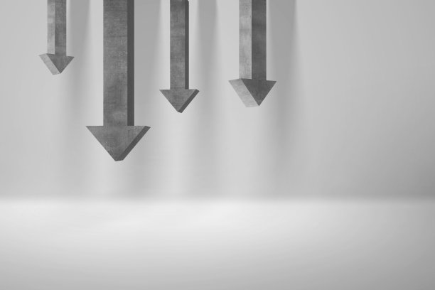 减少墙上的箭头图片下载