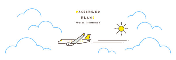 乘坐客机旅行图片下载