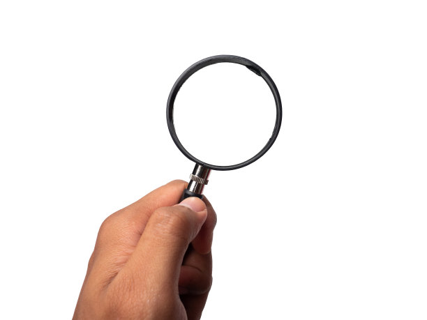 黑色放大镜或放大镜的图片图片下载