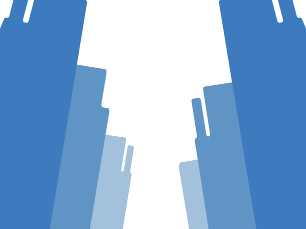 摩天大楼剪影背景图片下载