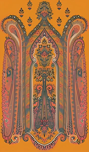 无缝花卉图案抽象背景花卉手绘叶子水彩自然植物复古几何形状花园清新小可爱热带素描美丽图片下载