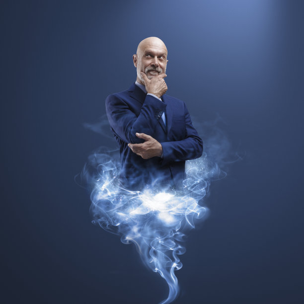 企业高管精灵出现并冒烟图片下载