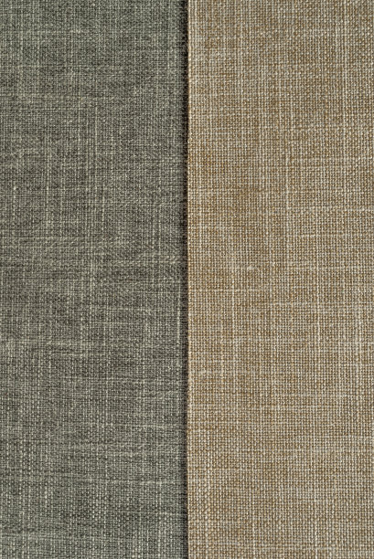 亚麻织物的基本背景，织物纤维的特写图片下载