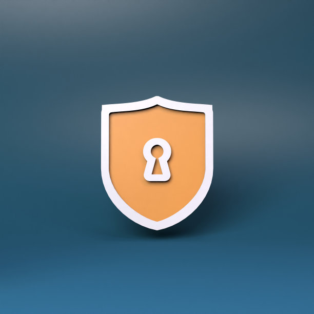 盾牌图标。3d渲染插图。图片下载