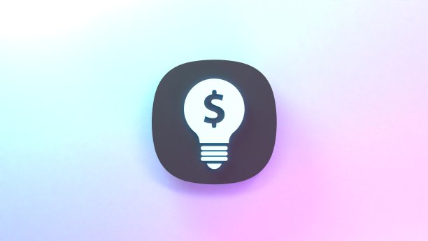 灯泡图标。3d渲染插图。图片下载