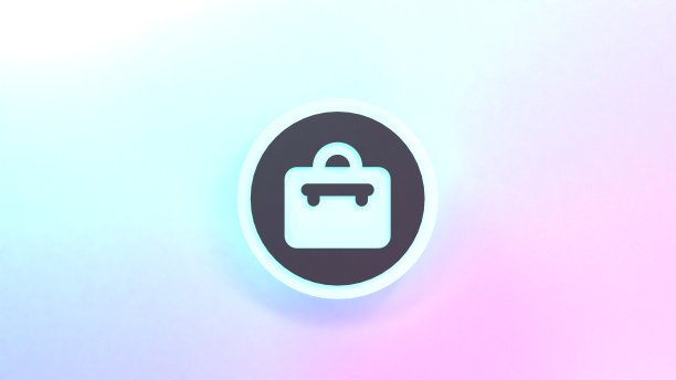 公文包图标。3d渲染插图。图片下载