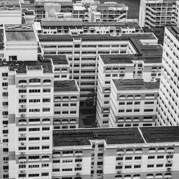 新加坡的公共住房公寓图片下载