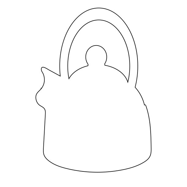 茶壶图标矢量图片下载