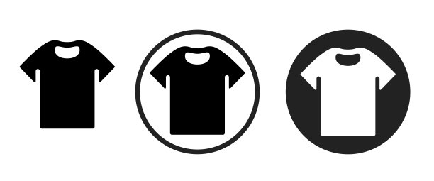 衬衫图标集。网站设置图标矢量。电脑和手机图片下载