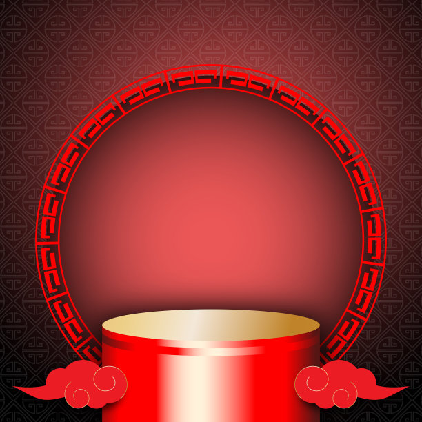 传统中国讲台舞台产品设计图片下载