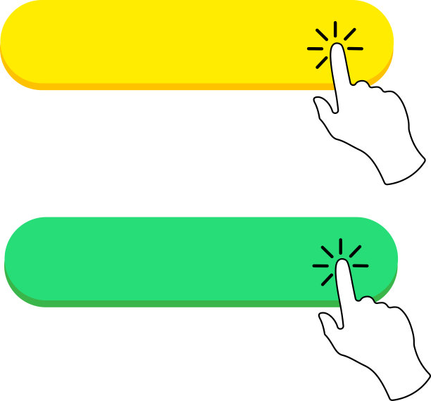 空点击这里按钮收集与手指针图片下载