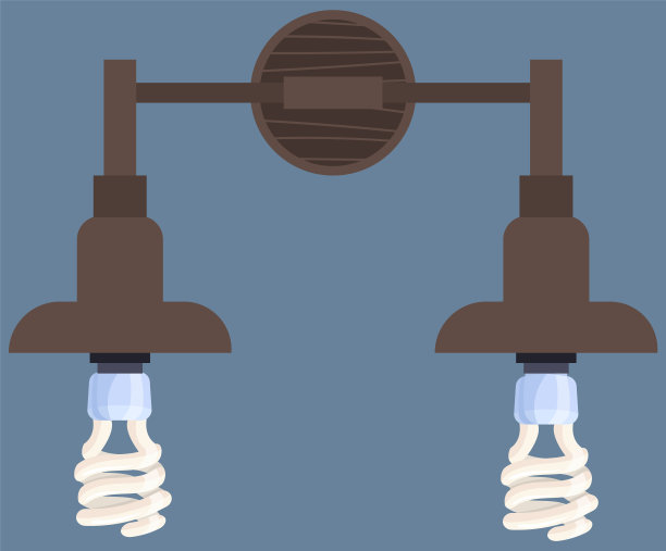 蜡烛座中的led或白炽灯。带有火焰形状灯泡的烛台图片下载